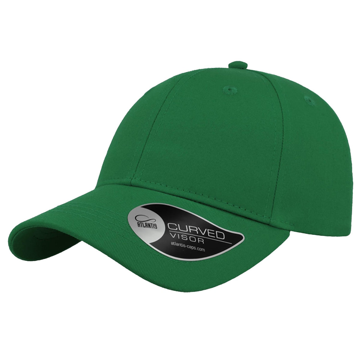Green - Back - Atlantis Unisex Adult Baseball Cap