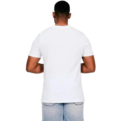 White - Back - Casual Classics Unisex Adult Core Combed Ringspun Cotton Tall T-Shirt