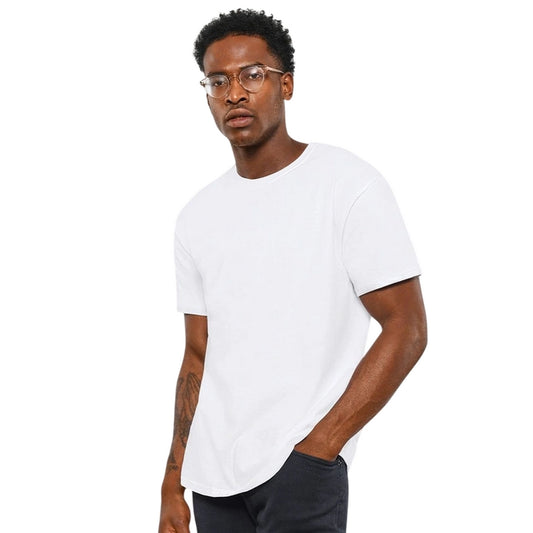 White - Front - Casual Classics Unisex Adult Core 180 Combed Ringspun Cotton Regular T-Shirt