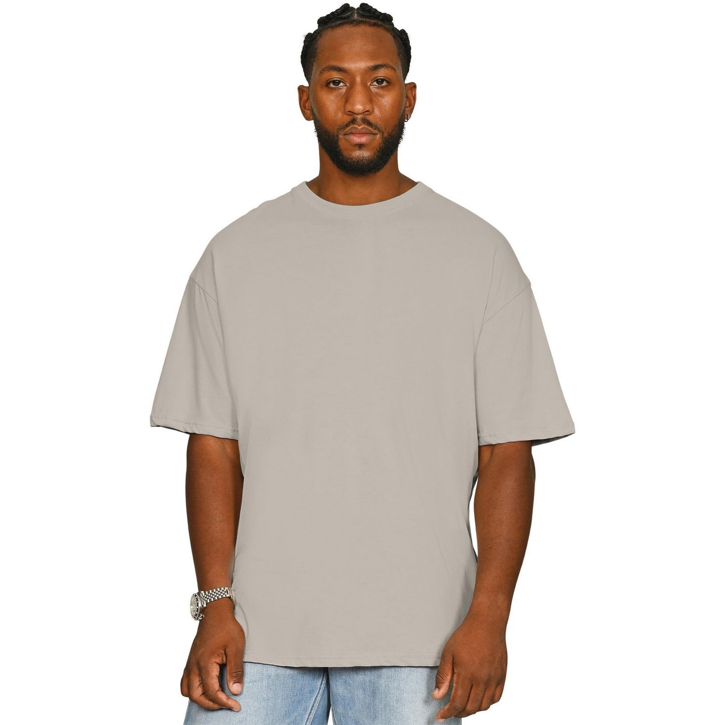 Stone - Front - Casual Classics Unisex Adult Core 180 Combed Ringspun Cotton Tall T-Shirt