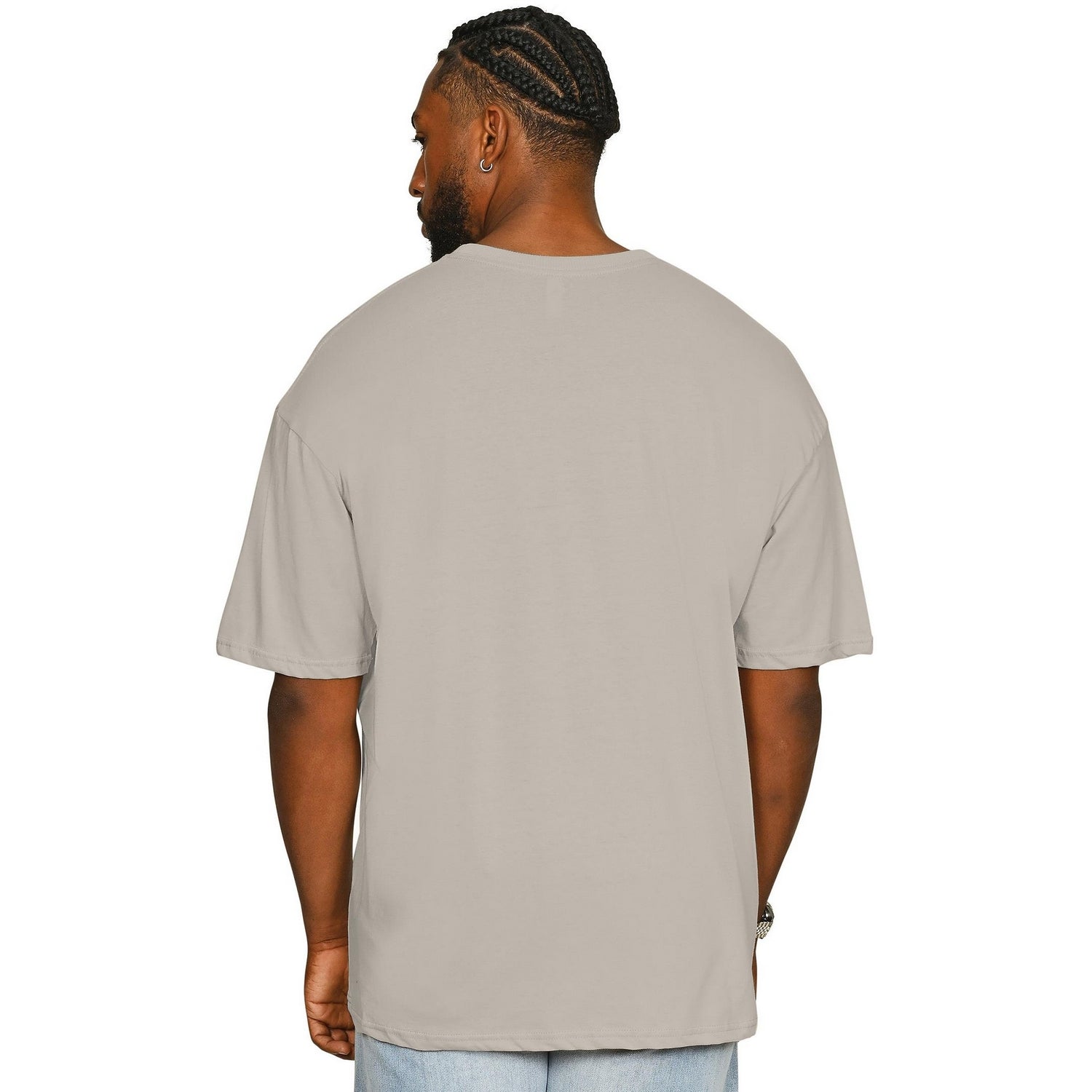 Stone - Back - Casual Classics Unisex Adult Core 180 Combed Ringspun Cotton Tall T-Shirt