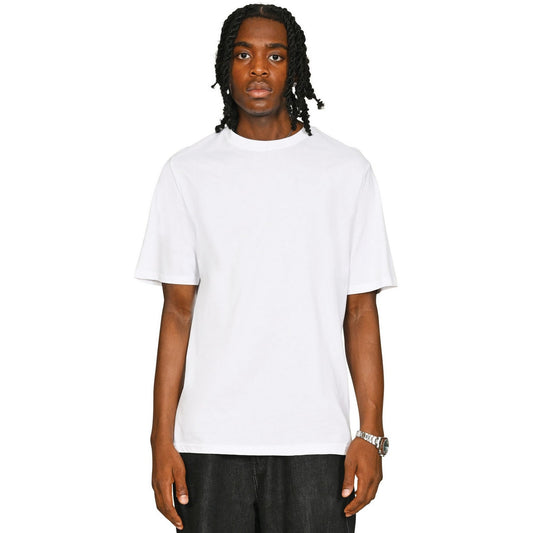 White - Front - Casual Classics Unisex Adult Core 180 Combed Ringspun Cotton Tall T-Shirt