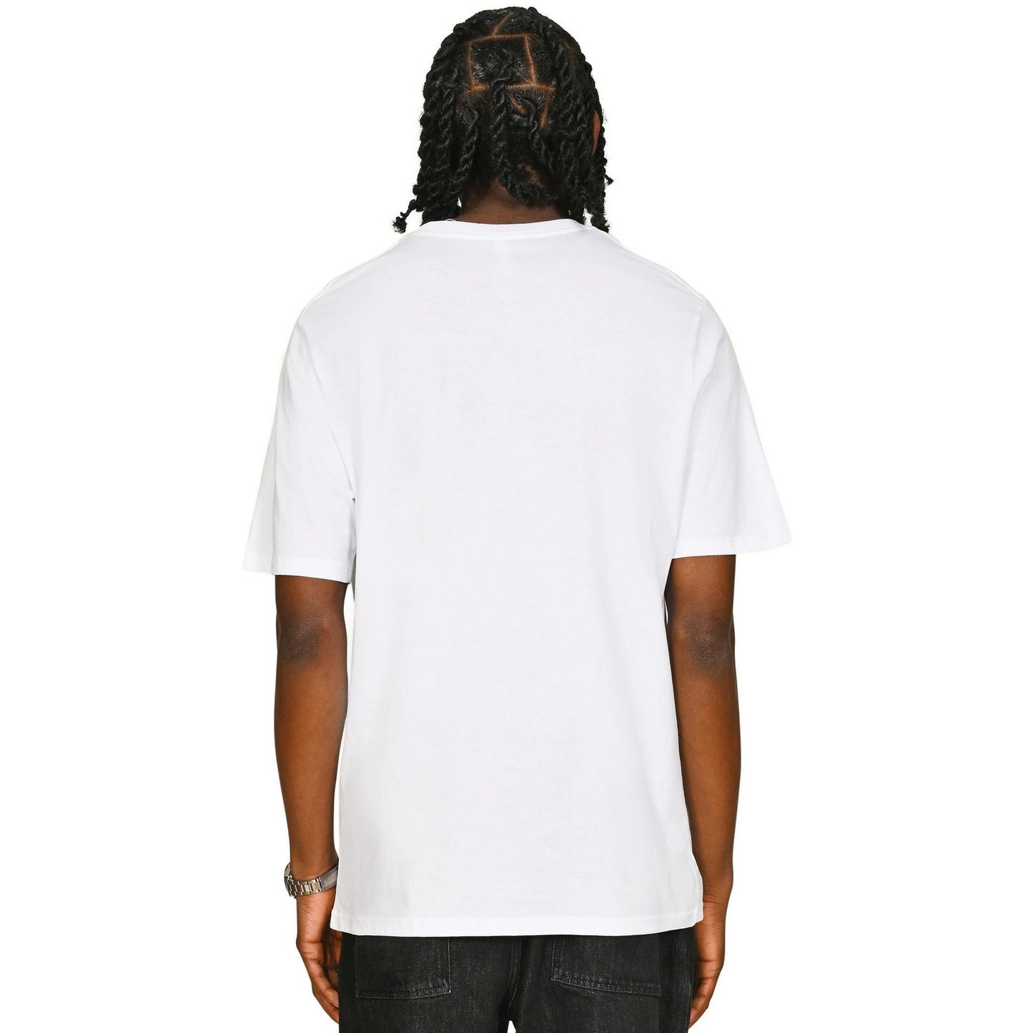 White - Back - Casual Classics Unisex Adult Core 180 Combed Ringspun Cotton Tall T-Shirt