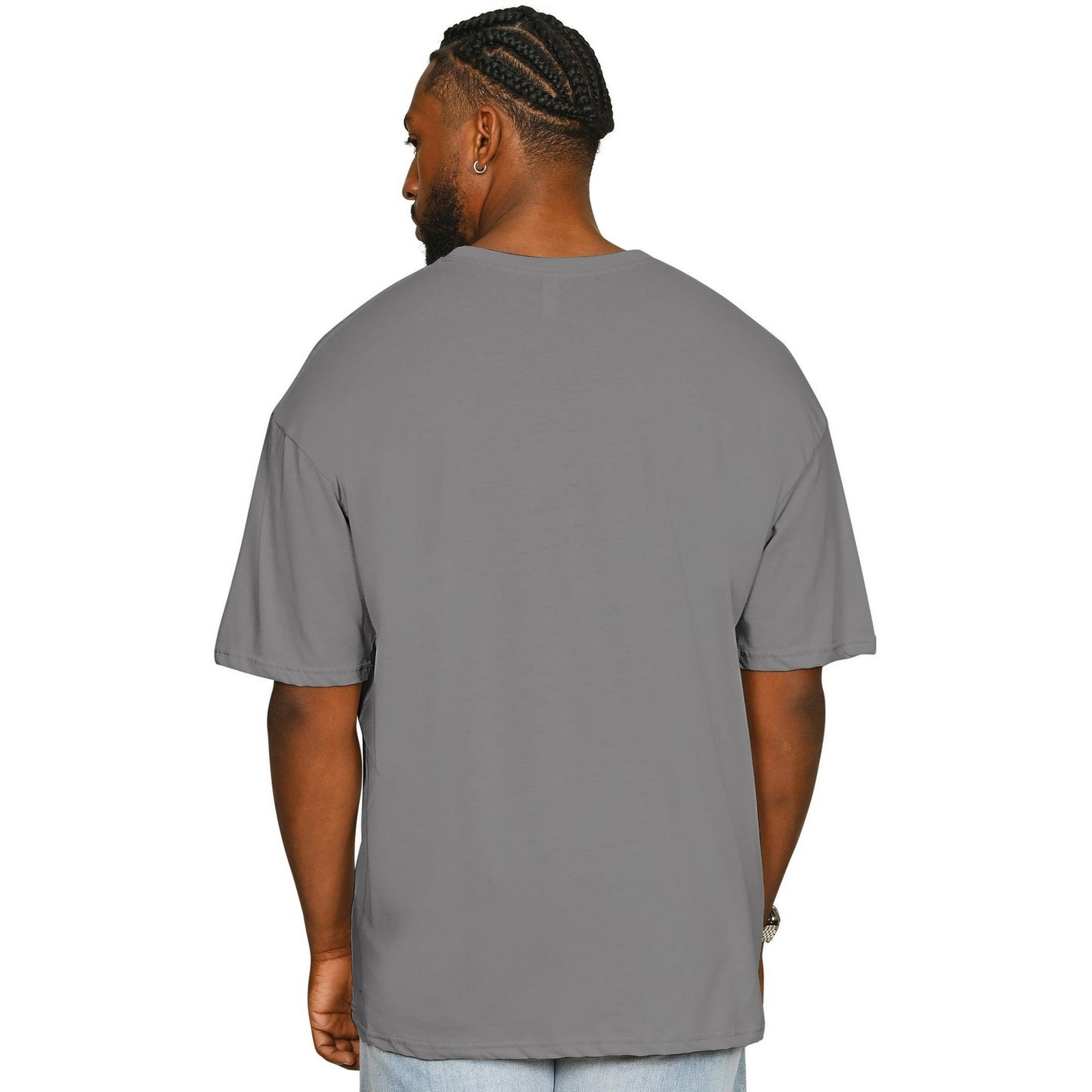 Charcoal - Back - Casual Classics Unisex Adult Core 180 Combed Ringspun Cotton Tall T-Shirt