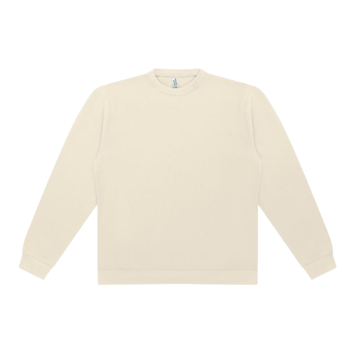 Ecru - Front - Casual Classics Unisex Adult Core Sweatshirt