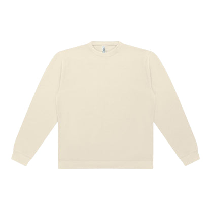 Ecru - Front - Casual Classics Unisex Adult Core Sweatshirt