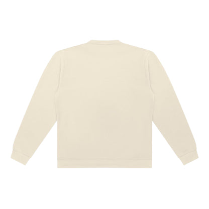 Ecru - Back - Casual Classics Unisex Adult Core Sweatshirt