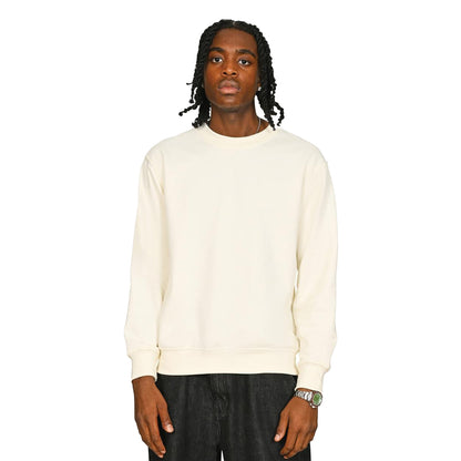 Ecru - Side - Casual Classics Unisex Adult Core Sweatshirt