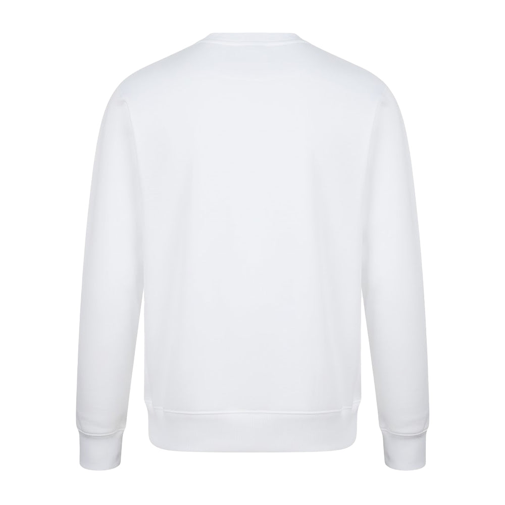White - Back - Casual Classics Unisex Adult Core Sweatshirt
