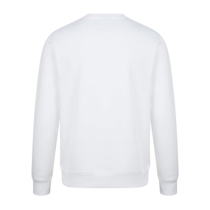 White - Back - Casual Classics Unisex Adult Core Sweatshirt