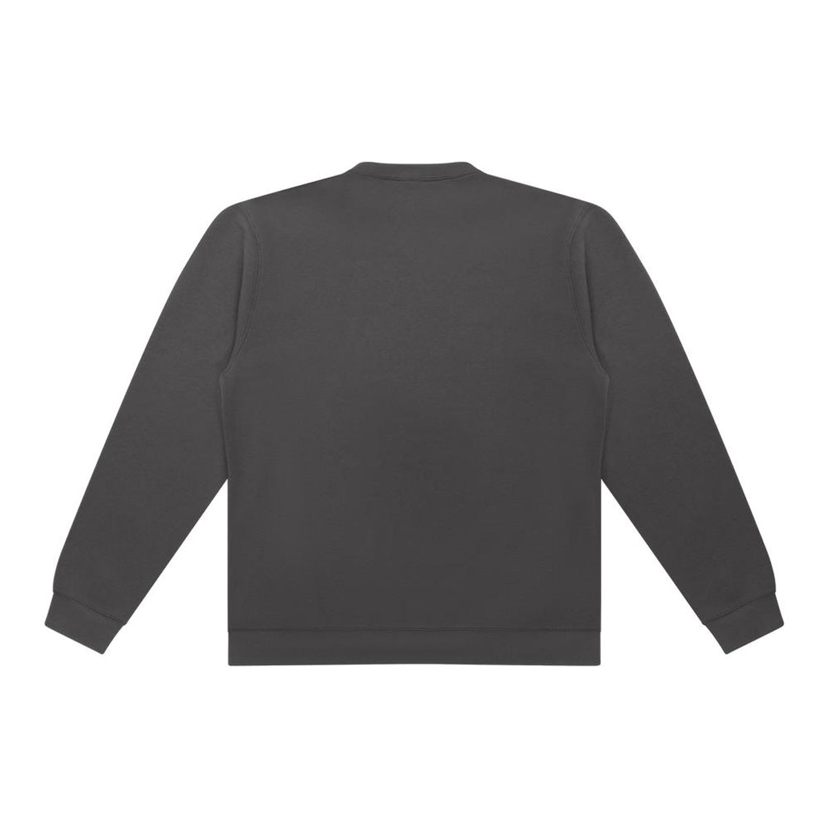 Charcoal - Back - Casual Classics Unisex Adult Core Sweatshirt