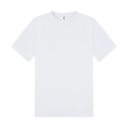 White - Front - Casual Classics Womens-Ladies Combed Cotton Oversized T-Shirt