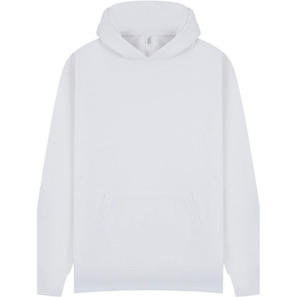 White - Front - Casual Classics Mens Core 280 Ringspun Cotton Hoodie