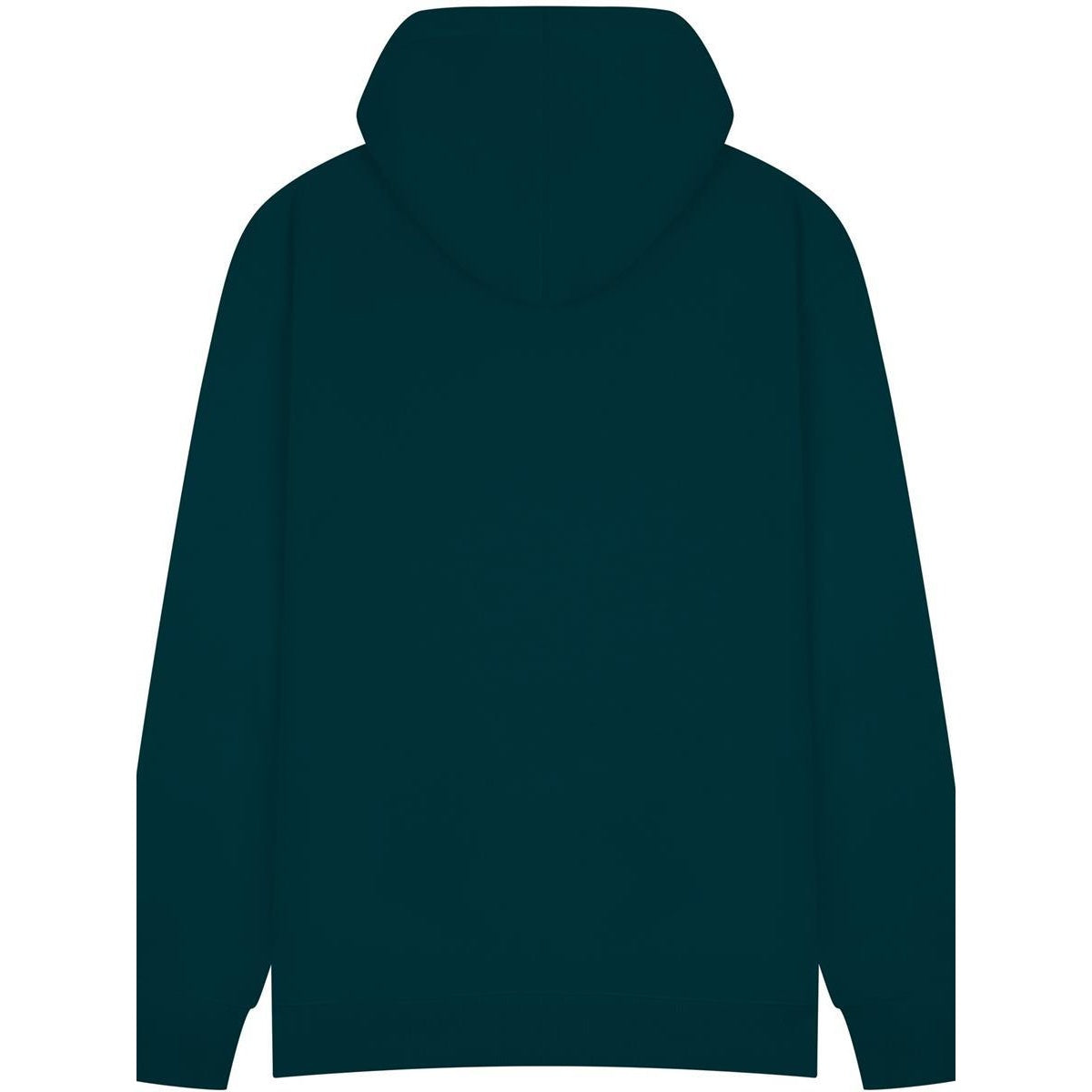 Deep Teal - Front - Casual Classics Mens Core 280 Ringspun Cotton Hoodie