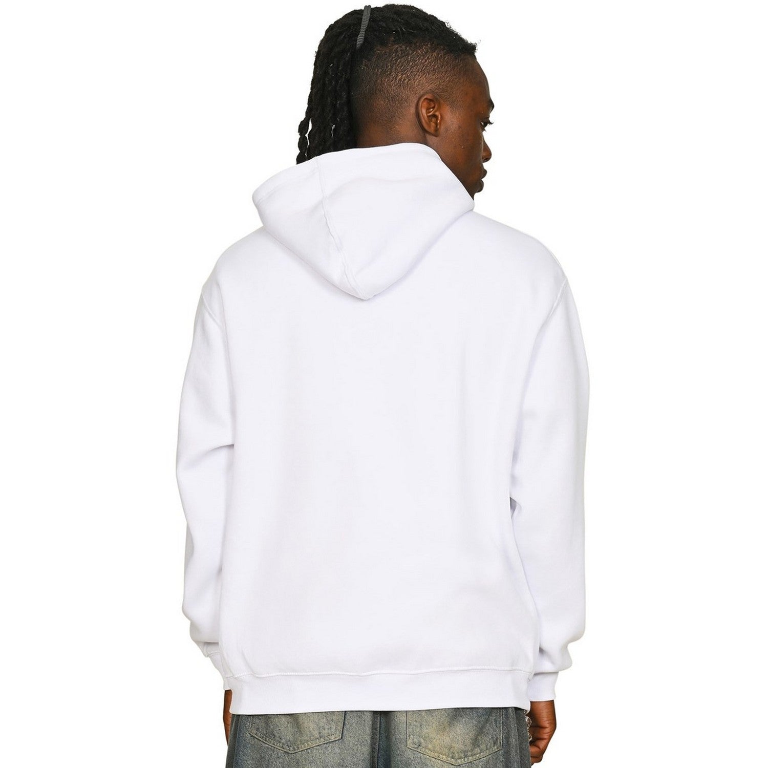 White - Lifestyle - Casual Classics Mens Core 280 Ringspun Cotton Hoodie