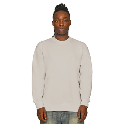 Stone - Front - Casual Classics Mens Core Combed Cotton Regular Sweatshirt