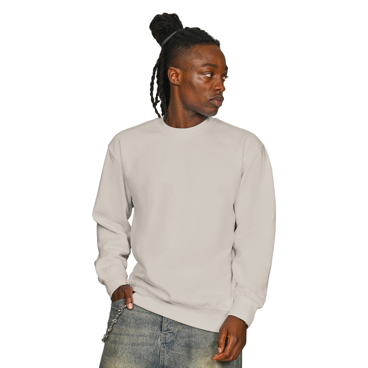 Stone - Lifestyle - Casual Classics Mens Core Combed Cotton Regular Sweatshirt
