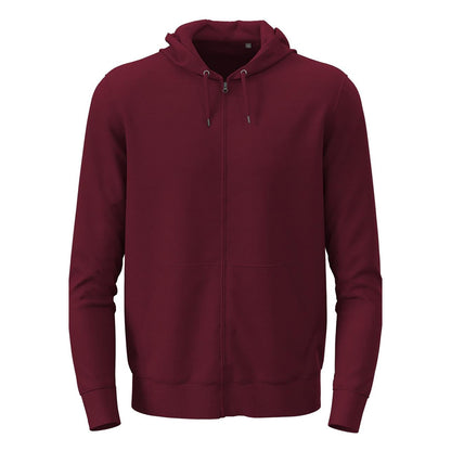 Bordeaux - Front - Stedman Unisex Adult Classic Full Zip Hoodie