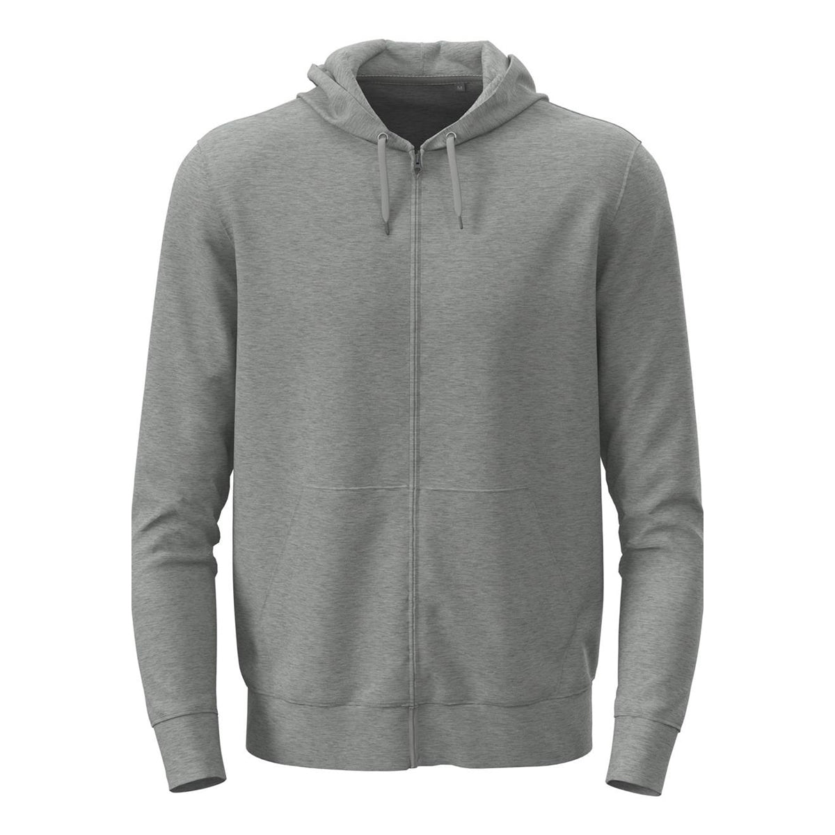 Grey Heather - Front - Stedman Unisex Adult Classic Full Zip Hoodie