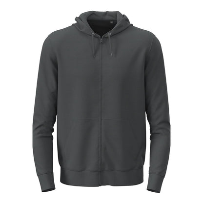 Slate Grey - Front - Stedman Unisex Adult Classic Full Zip Hoodie