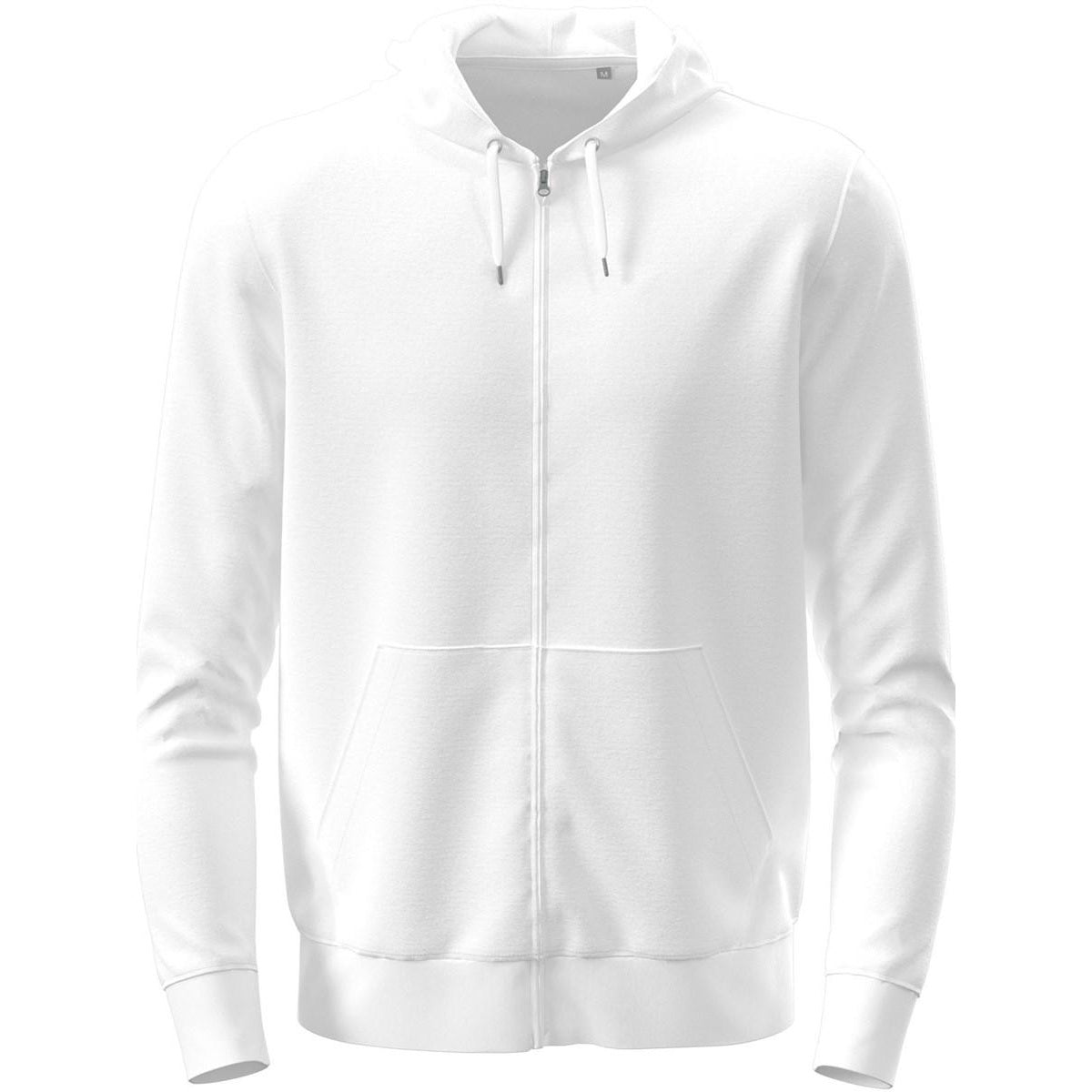 White - Front - Stedman Unisex Adult Classic Full Zip Hoodie