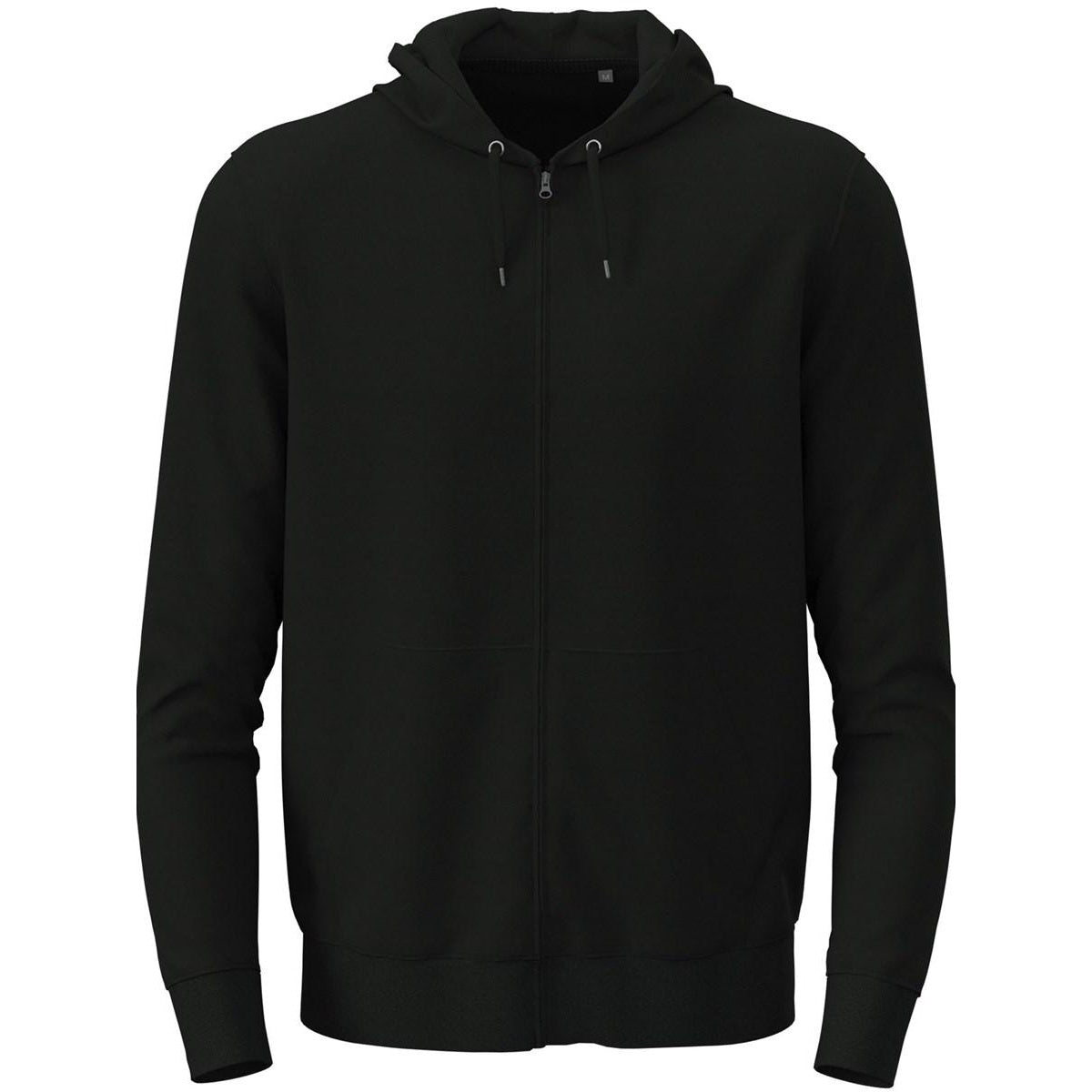Black Opal - Front - Stedman Unisex Adult Classic Full Zip Hoodie
