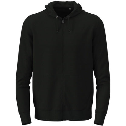 Black Opal - Front - Stedman Unisex Adult Classic Full Zip Hoodie