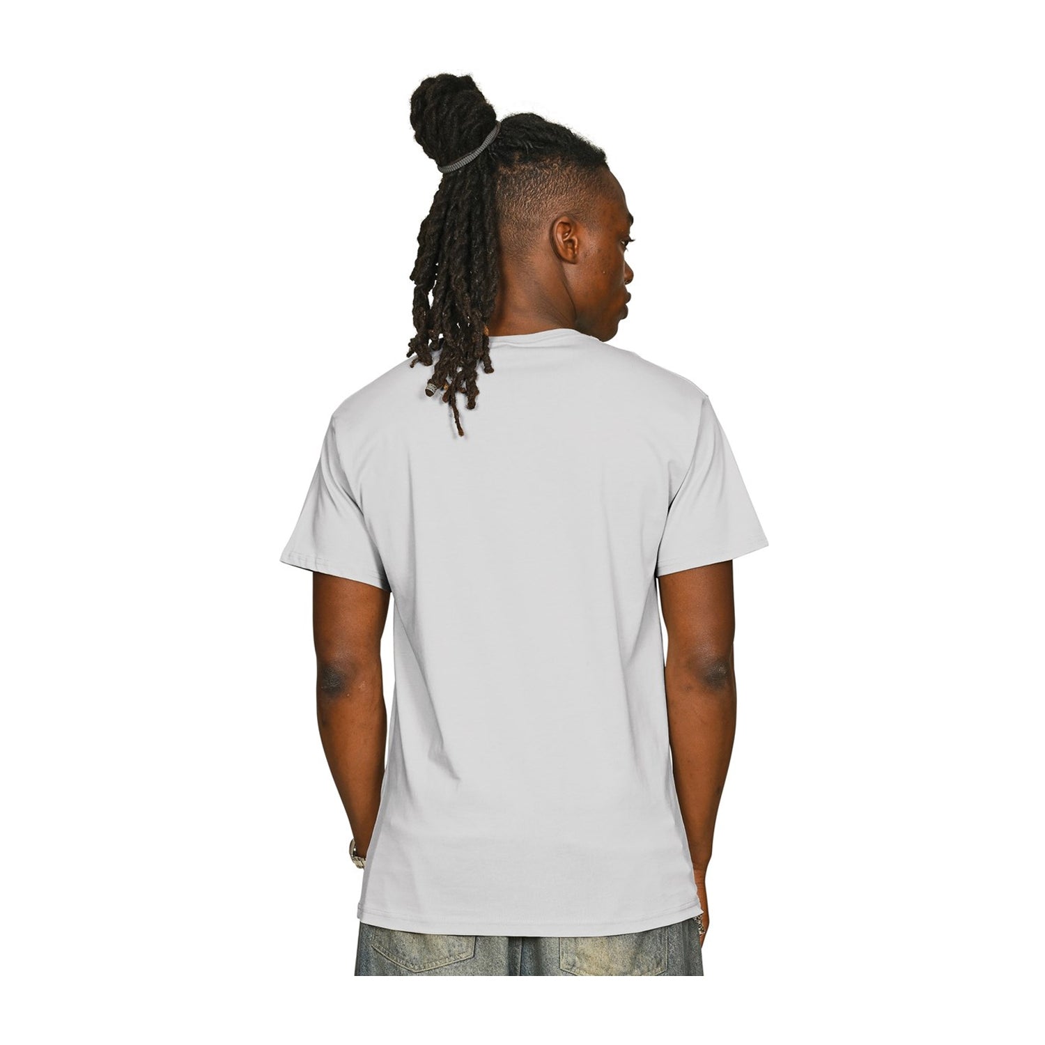 Lunar Grey - Back - Casual Classics Unisex Adult Supreme Organic Combed T-Shirt
