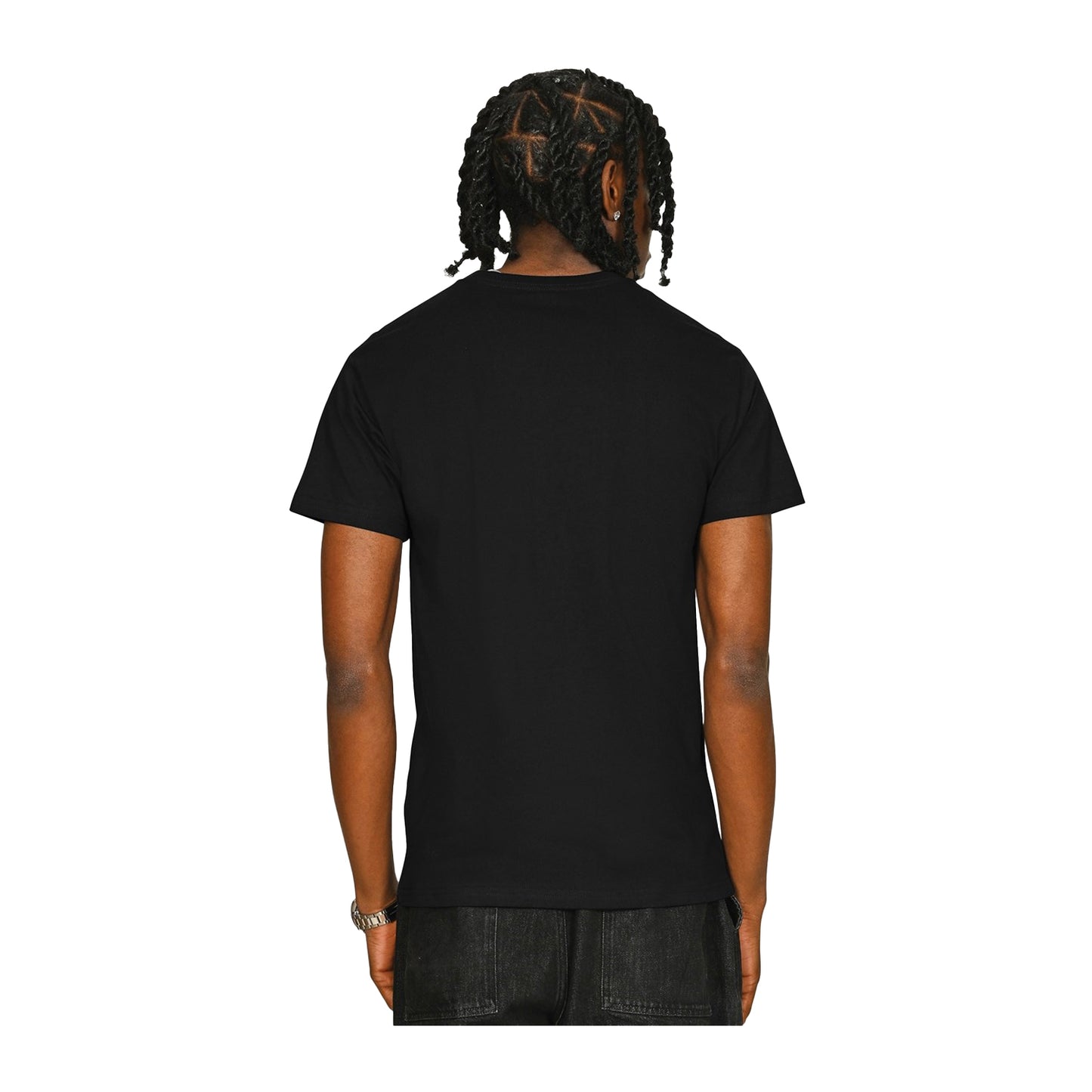 Black - Back - Casual Classics Unisex Adult Supreme Organic Combed T-Shirt