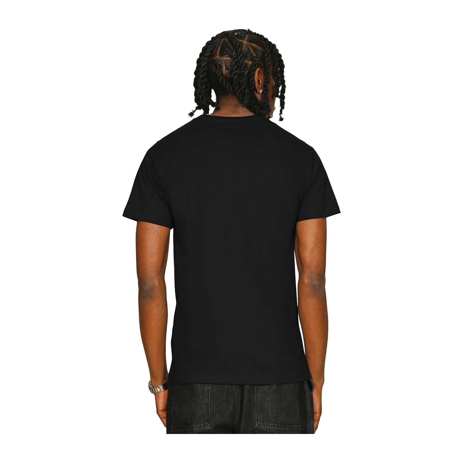 Black - Back - Casual Classics Unisex Adult Supreme Organic Combed T-Shirt
