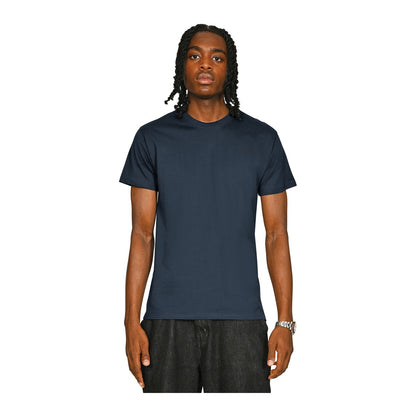 Petrol Blue - Front - Casual Classics Unisex Adult Supreme Organic Combed T-Shirt
