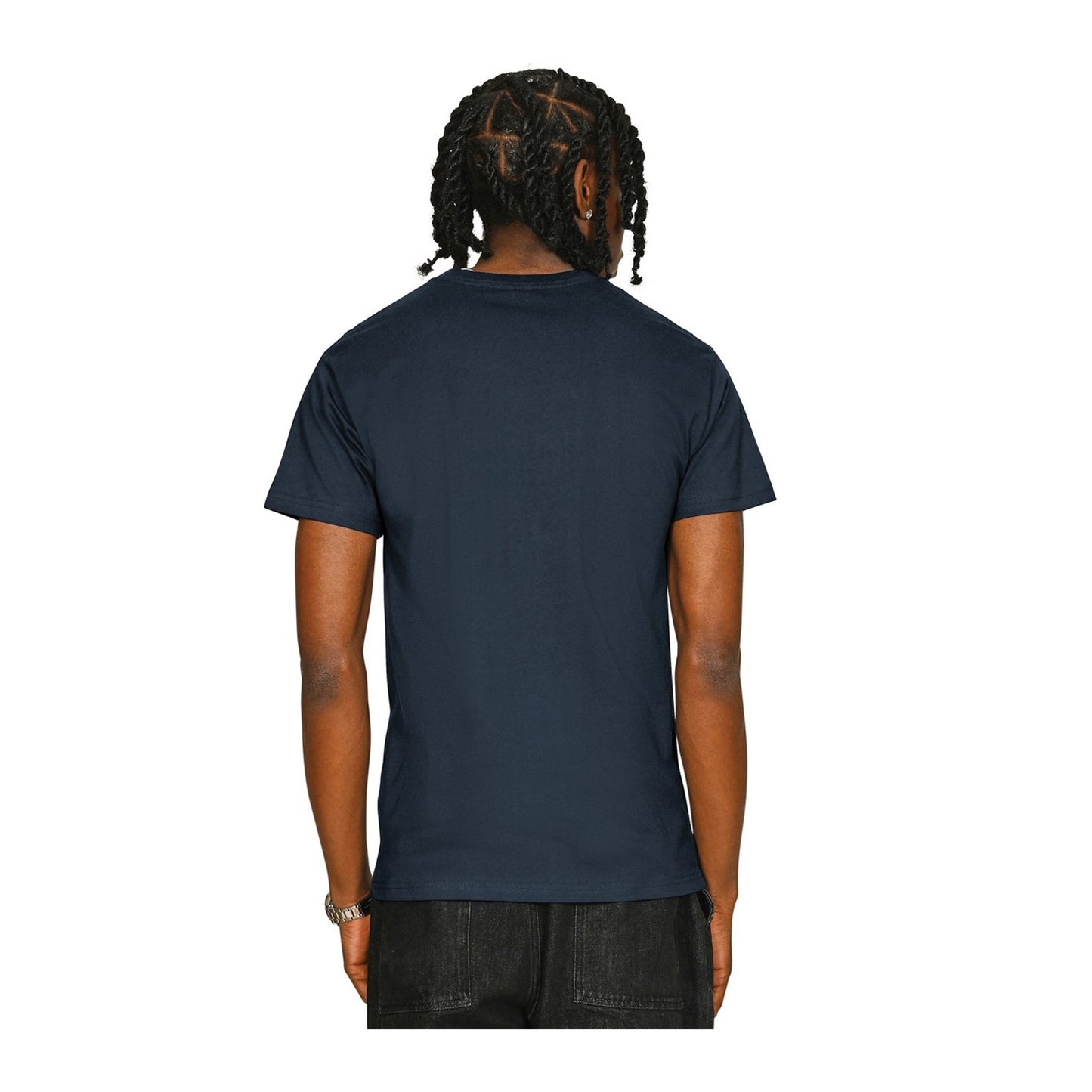 Petrol Blue - Back - Casual Classics Unisex Adult Supreme Organic Combed T-Shirt