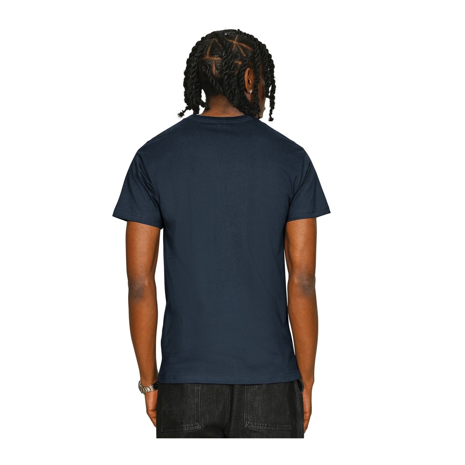 Petrol Blue - Back - Casual Classics Unisex Adult Supreme Organic Combed T-Shirt