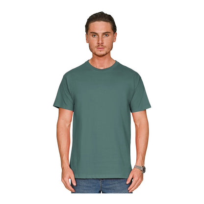 Pine Green - Front - Casual Classics Unisex Adult Supreme Organic Combed T-Shirt
