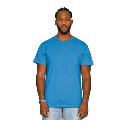 Sapphire - Front - Casual Classics Unisex Adult Supreme Organic Combed T-Shirt