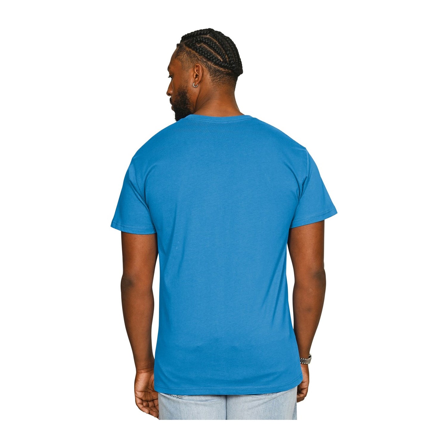 Sapphire - Back - Casual Classics Unisex Adult Supreme Organic Combed T-Shirt