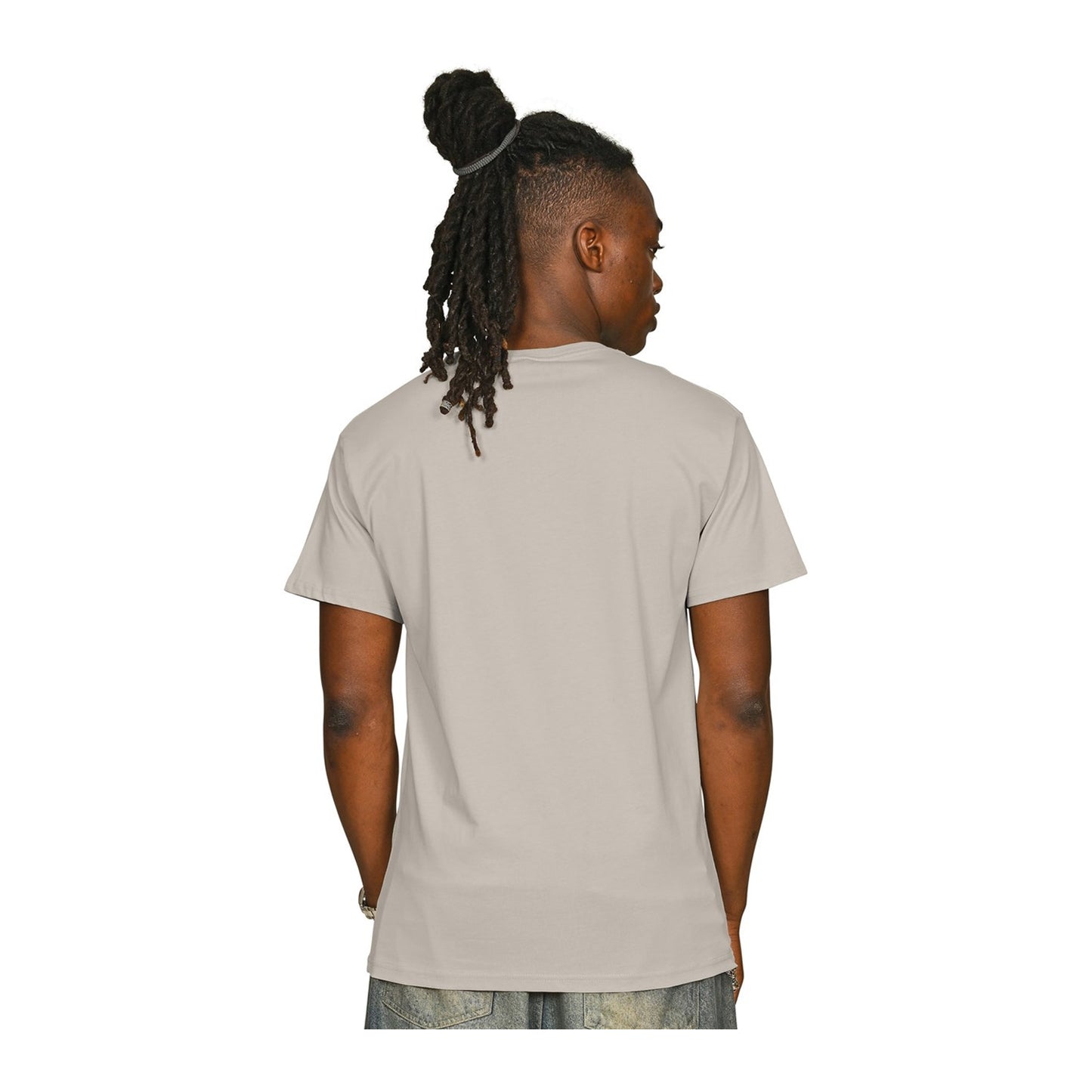 Stone - Back - Casual Classics Unisex Adult Supreme Organic Combed T-Shirt