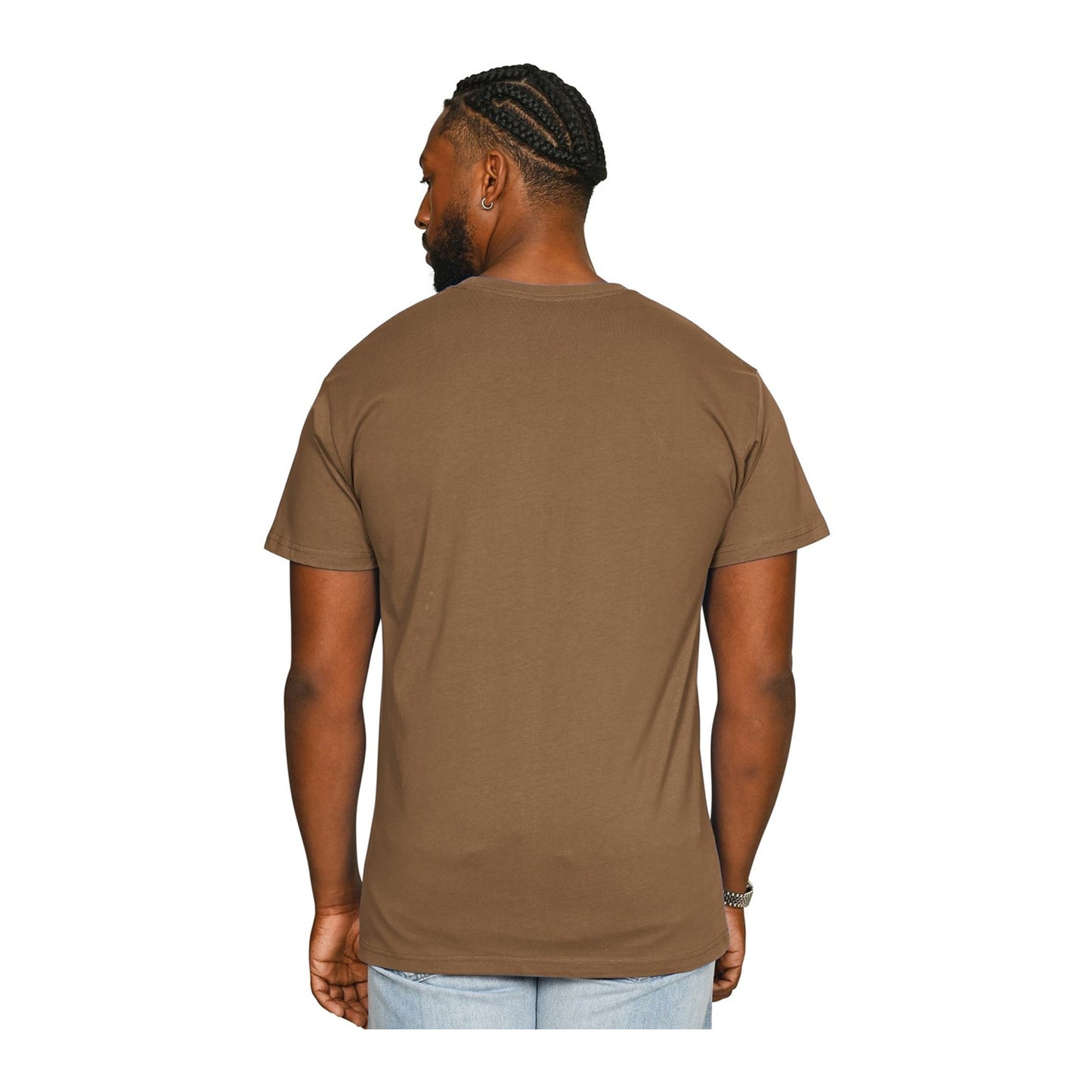 Tobacco - Back - Casual Classics Unisex Adult Supreme Organic Combed T-Shirt