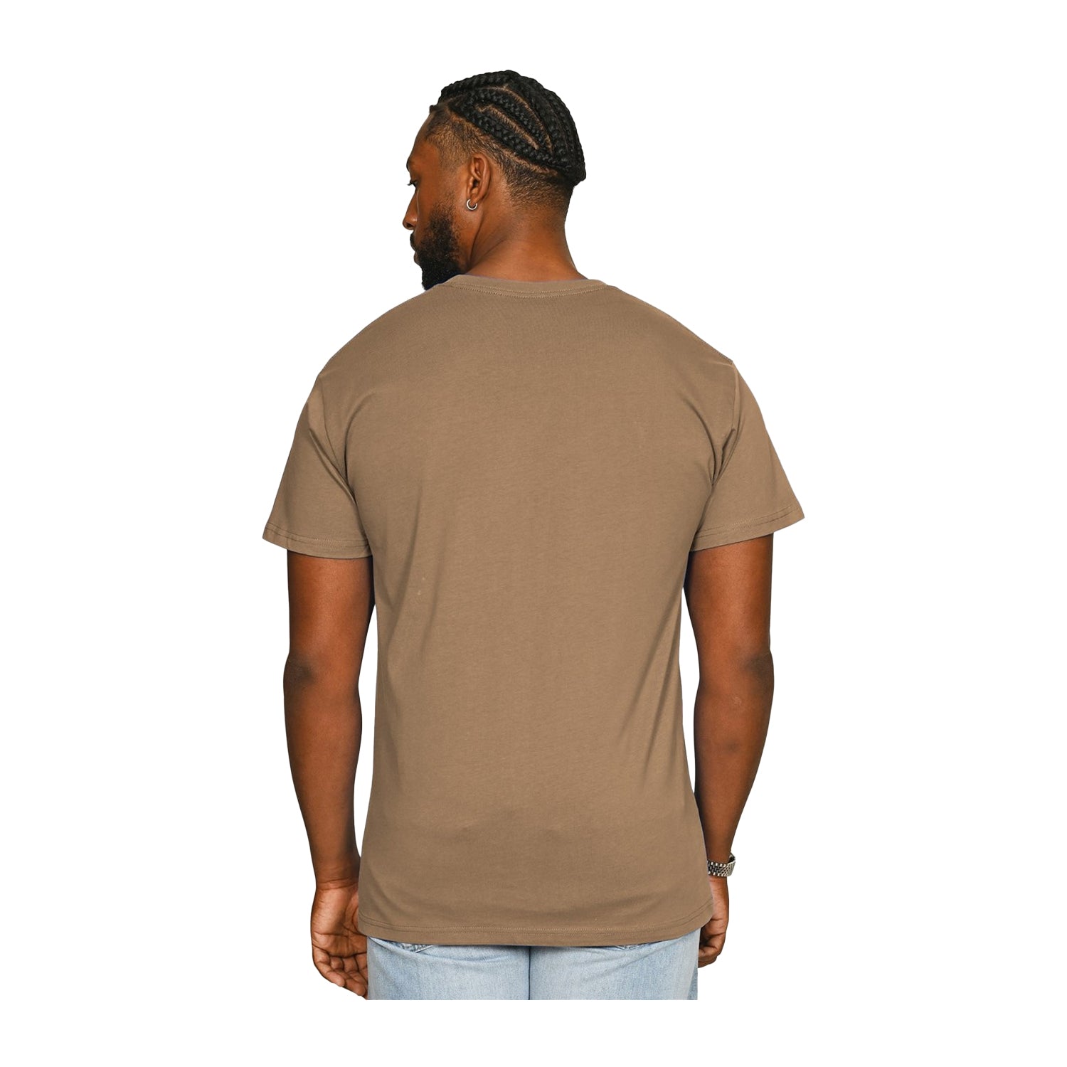 Camel - Back - Casual Classics Unisex Adult Supreme Organic Combed T-Shirt