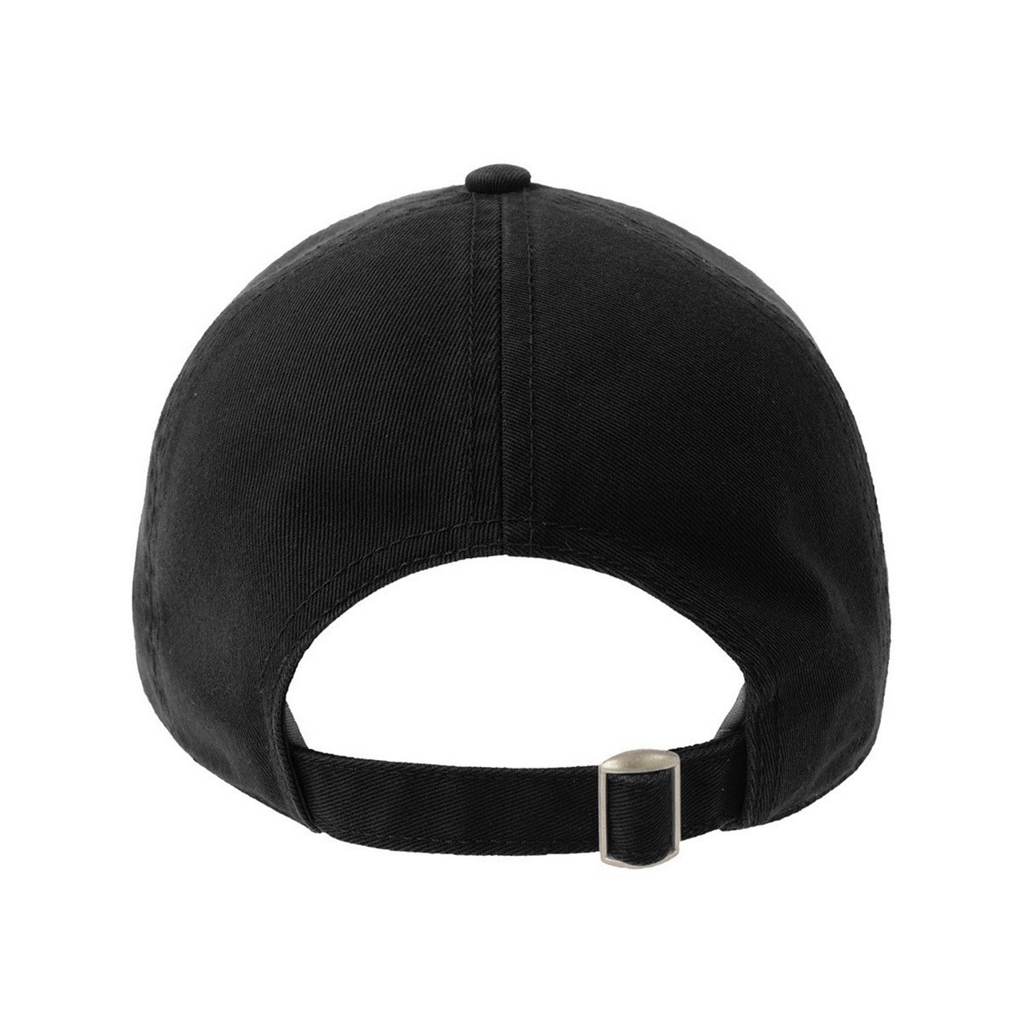 Black - Back - Atlantis Unisex Adult Action-S 6 Panel Chino Unstructured Baseball Cap