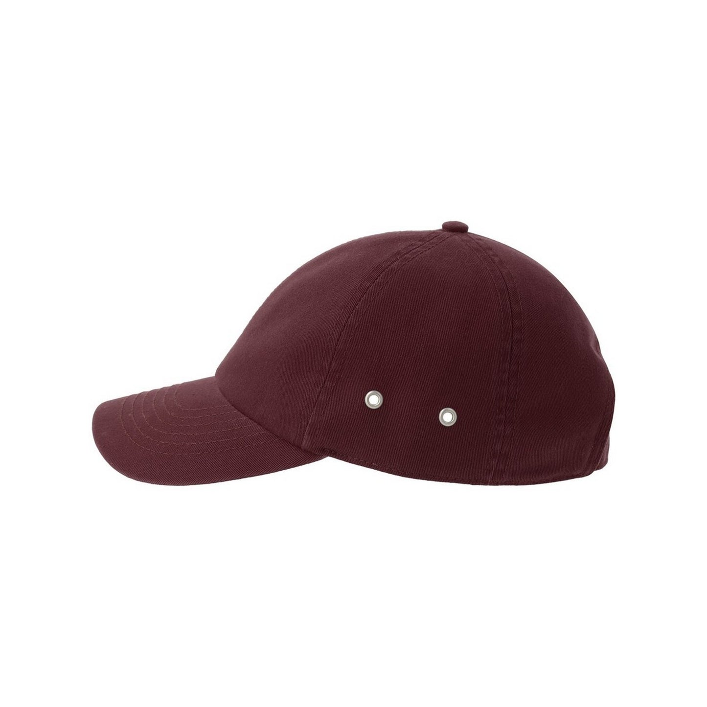 Burgundy - Lifestyle - Atlantis Unisex Adult Action-S 6 Panel Chino Unstructured Baseball Cap