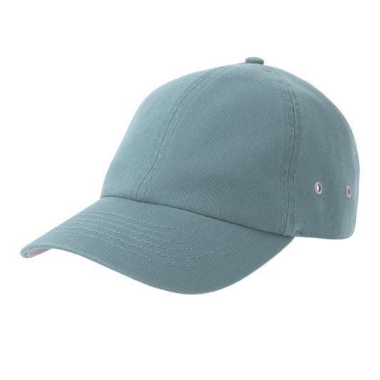 Columbia Blue - Front - Atlantis Unisex Adult Action-S 6 Panel Chino Unstructured Baseball Cap