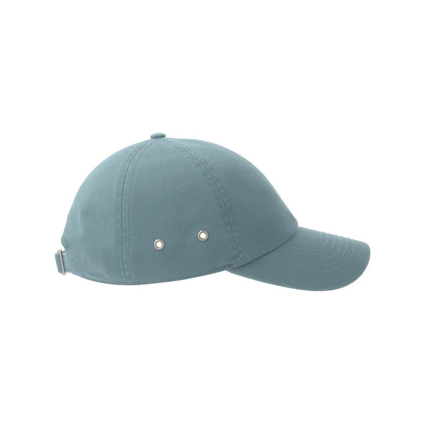 Columbia Blue - Side - Atlantis Unisex Adult Action-S 6 Panel Chino Unstructured Baseball Cap