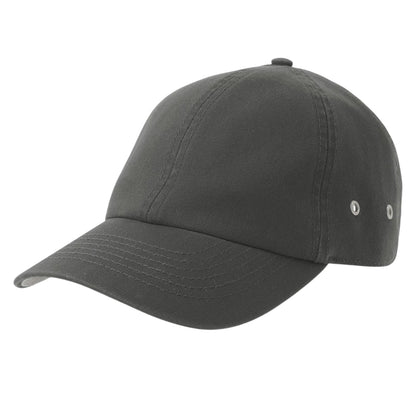 Dark Grey - Front - Atlantis Unisex Adult Action-S 6 Panel Chino Unstructured Baseball Cap