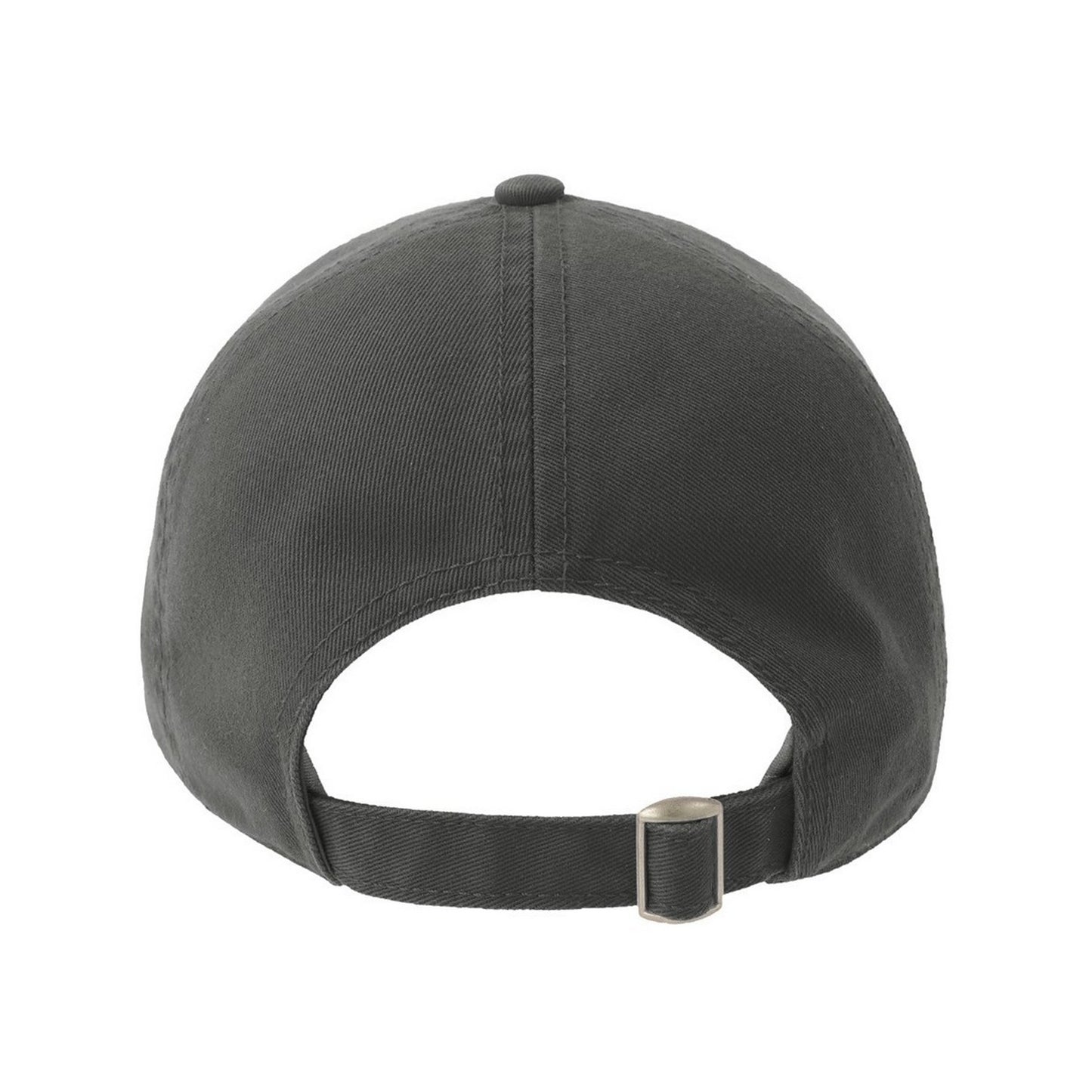 Dark Grey - Back - Atlantis Unisex Adult Action-S 6 Panel Chino Unstructured Baseball Cap