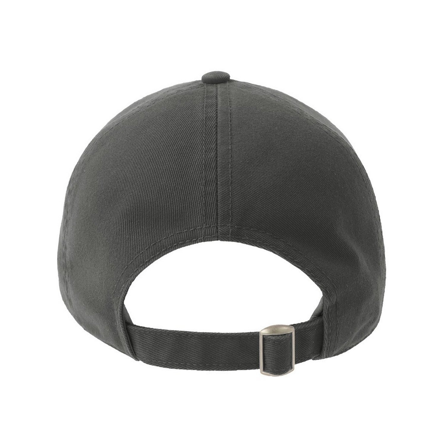 Dark Grey - Back - Atlantis Unisex Adult Action-S 6 Panel Chino Unstructured Baseball Cap