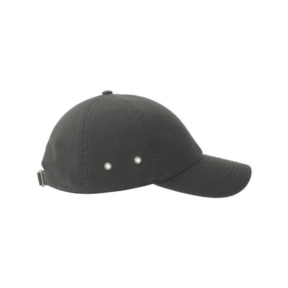 Dark Grey - Side - Atlantis Unisex Adult Action-S 6 Panel Chino Unstructured Baseball Cap