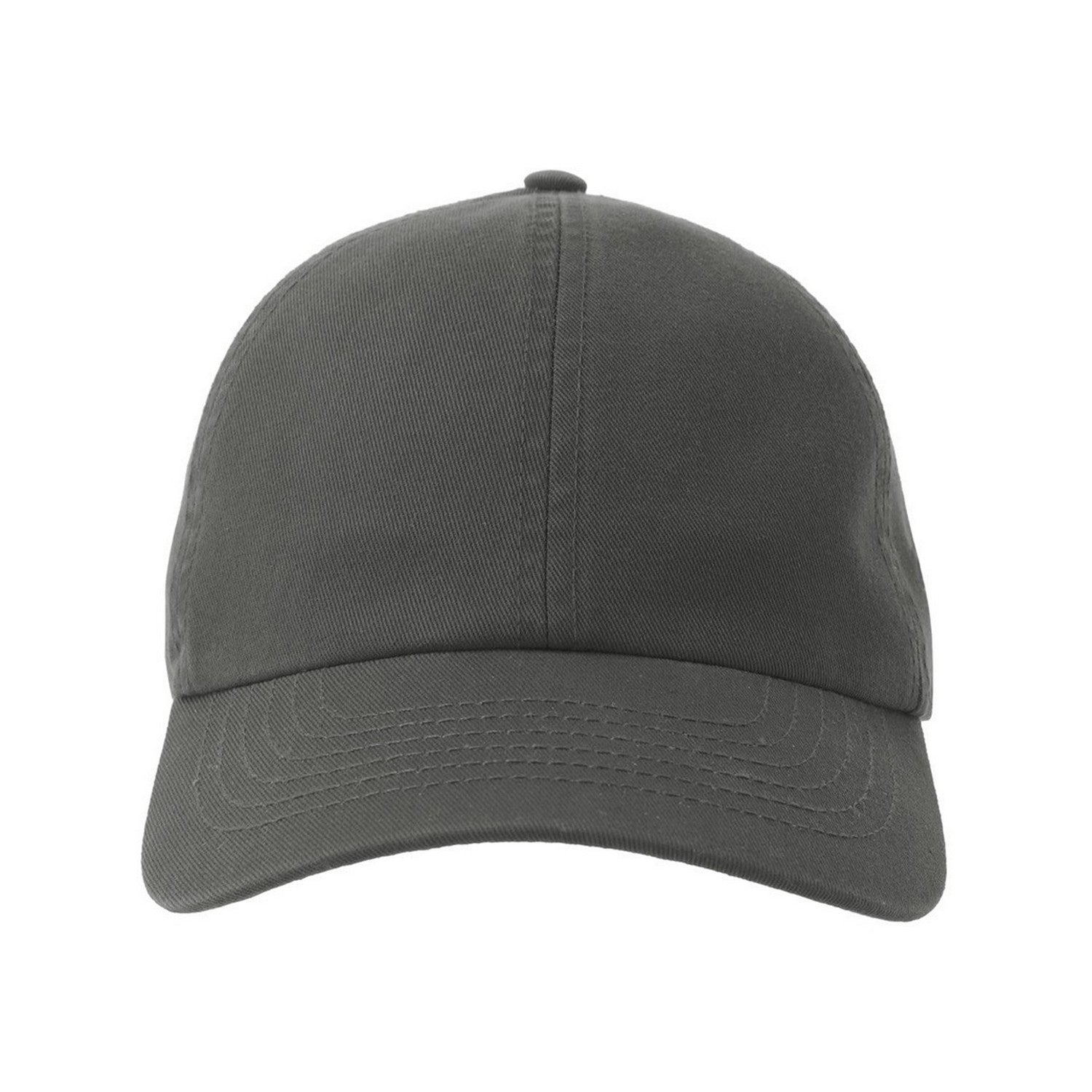 Dark Grey - Pack Shot - Atlantis Unisex Adult Action-S 6 Panel Chino Unstructured Baseball Cap