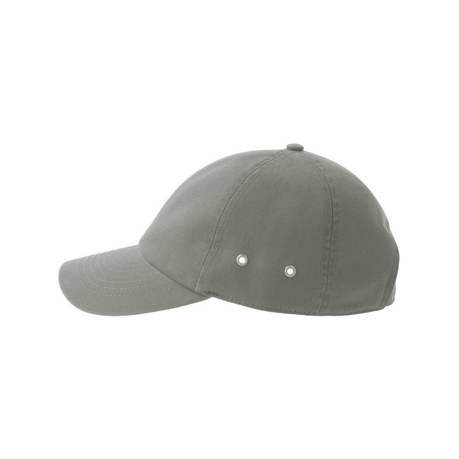 Grey - Lifestyle - Atlantis Unisex Adult Action-S 6 Panel Chino Unstructured Baseball Cap
