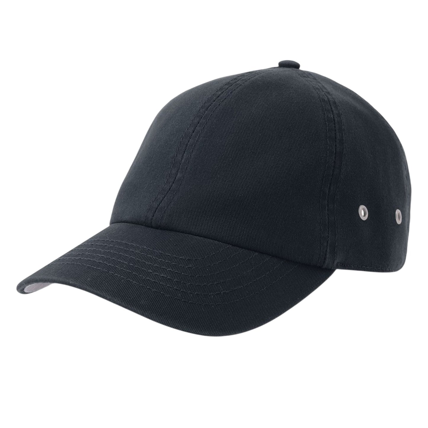 Navy - Front - Atlantis Unisex Adult Action-S 6 Panel Chino Unstructured Baseball Cap